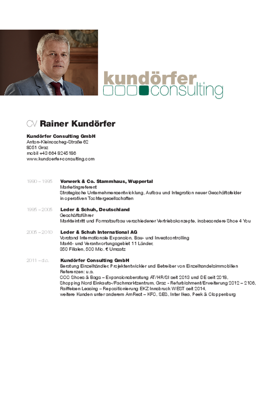 CV Rainer Kundörfer